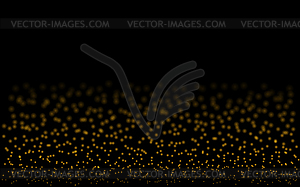 Gold glitter background with sparkle shine light - stock vector clipart