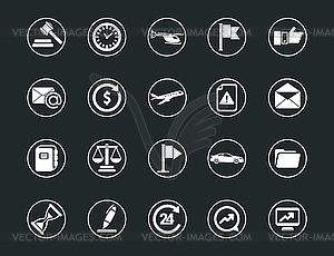 Web site icons set. Communication Internet icon - vector image