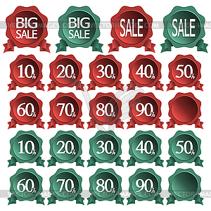 Sale icon set - vector clipart