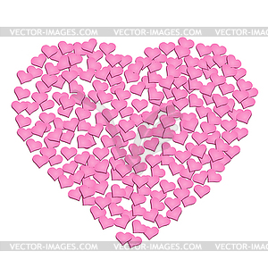 Event heart - vector image