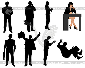 Business persons - vector clipart