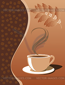 Cup coffee  - vector clipart / vector image