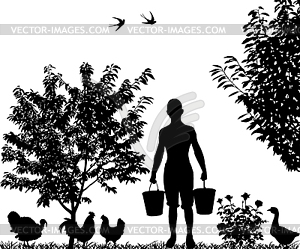 Farmer - vector image