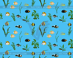Цвет морской рыбы - изображение в векторном виде