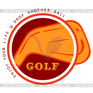 Logo golf - vector clipart
