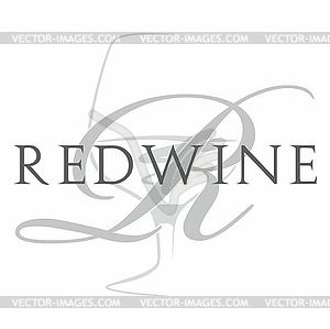 RED WINE - vector clipart