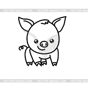 Chinese New Year kawaii zodiac animals clipart - vector clipart / vector image