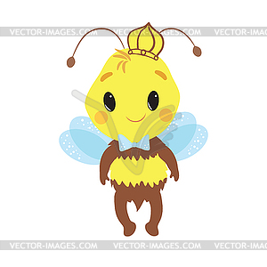 Милая пчелка - стоковый клипарт