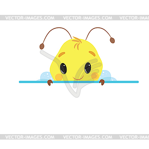 Cute Little Bee - vector clip art