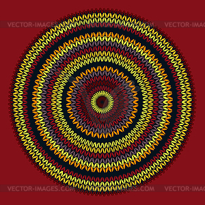 Style Circle Simple Color Needlework Background, - vector clip art