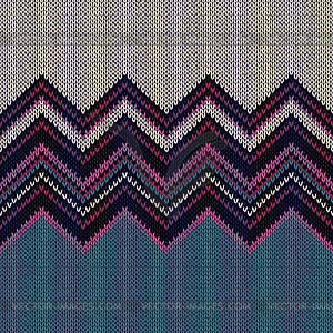 Knitted Pattern - vector image