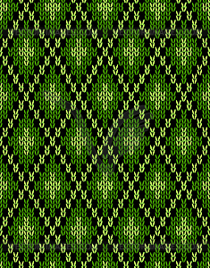 Seamless knitwear pattern - vector image