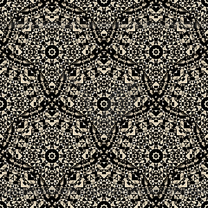 Old Seamless Pattern. Abstract Geometrical - vector image