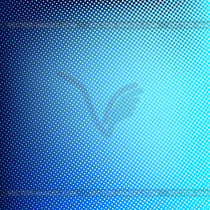 Blue abstract halftone background. Creative - vector clip art