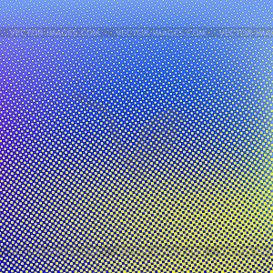 Blue yellow halftone background. Creative - royalty-free vector image