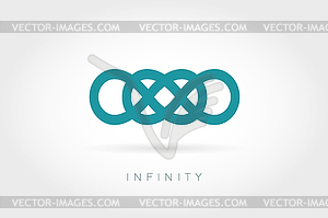 Limitless icon. Simple mathematical sign - vector clipart