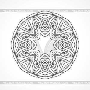 Mandala. Ethnic decorative elements Indian, Islam, - vector clipart