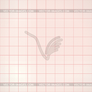 Graph seamless millimeter grid paper. engineering - vector clipart
