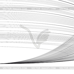 Abstract background with parallel curved lines - vector clipart