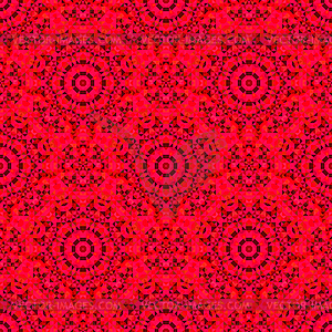 Abstract Seamless Red Geometric Pattern - vector image