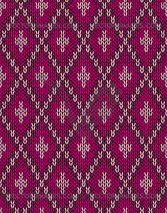 Textile Pattern. Seamless Knitwear - vector clip art