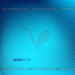 Blue abstract halftone background. Creative - vector image