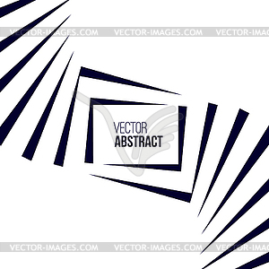 Geometric Black and White Background - vector clipart