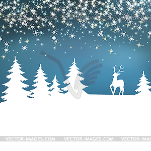 New Year Poster. Christmas background. Winter - stock vector clipart