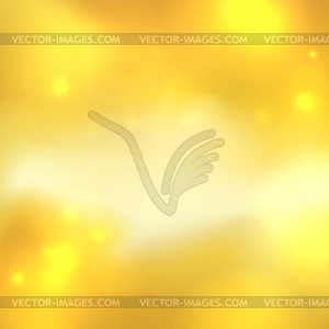 Yellow abstract background with light spots and - vector clipart