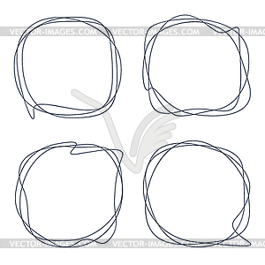 Speech Bubble collection. Abstract frames - vector clip art