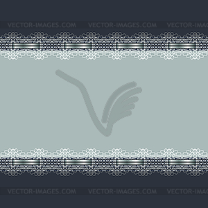 Abstract background. Frame decorated with lace and - vector clipart / vector image