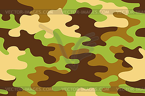 Seamless classic camouflage pattern. Camo fishing - color vector clipart