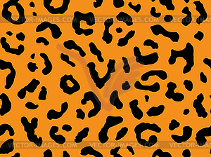 Seamless leopard fur pattern. Fashionable wild - vector clipart