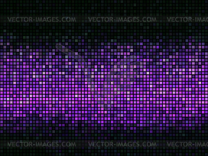 Violet abstract lights disco background. Square - vector clip art