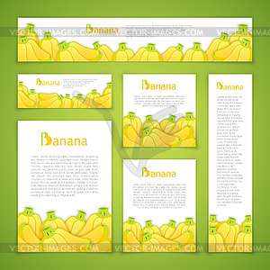 Набор Banan Баннеры - клипарт