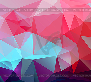 Colorful abstract . triangular geometric - vector clip art