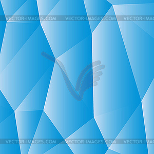 Blue white polygonal background - vector EPS clipart