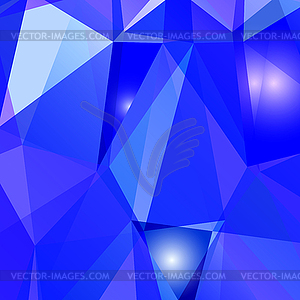 Geometric background of triangular polygons - vector image