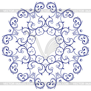 Abstract design of circular pattern - vector clipart