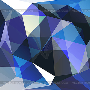 Geometric background of triangular polygons - vector image