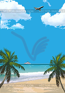 Summer Beach - vector image