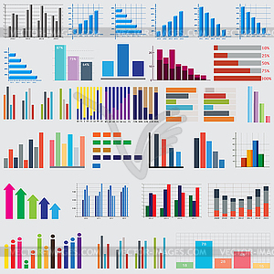 Infographic Elements. business diagrams and graphics - vector image