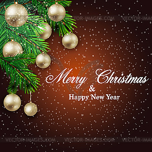 Christmas background - vector image