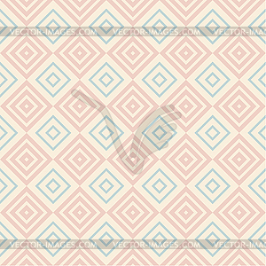 Pastel retro seamless pattern - vector clipart