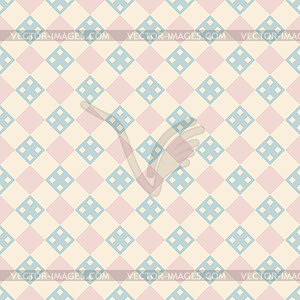 Pastel retro seamless pattern - stock vector clipart