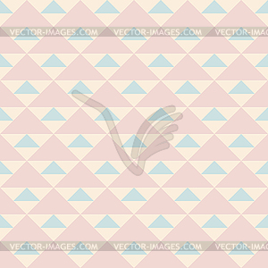 Pastel retro seamless pattern - vector clipart