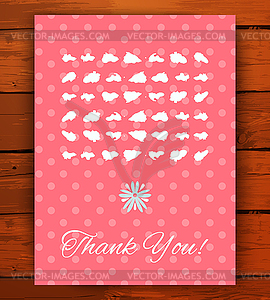 Set of grunge vintage cards - royalty-free vector clipart