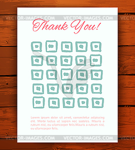 Set of grunge vintage cards - vector image