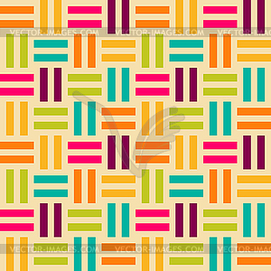 Bright retro seamless pattern - vector clip art