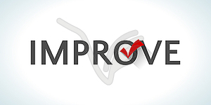 Word improve - vector image